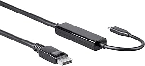 Monoprice 124444 USB-C to DisplayPort Active Cable 4K 60Hz