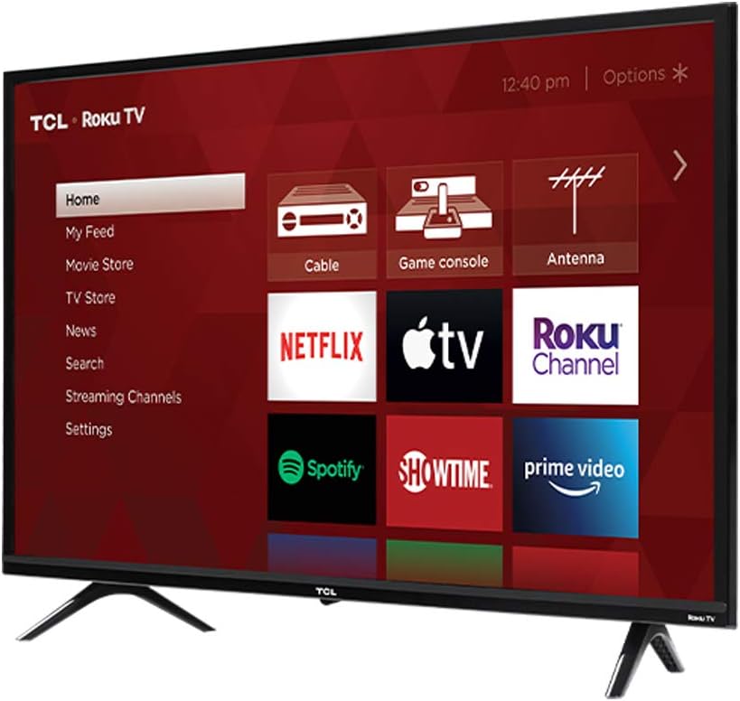 TCL E9TCL32S335 32" 3-Series Roku TV Bundle