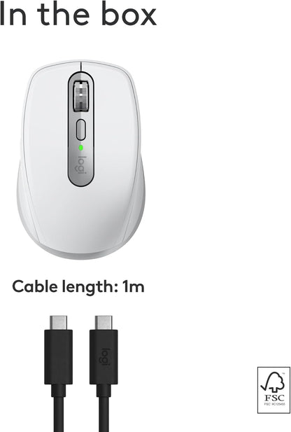 Logitech 910-006944 MX Anywhere 3S Mac Wireless Mouse