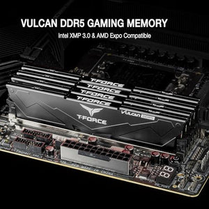 TEAMGROUP T-Force Vulcan DDR5 6000MHz Desktop Memory Kit