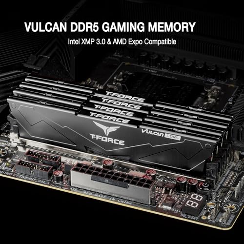 TEAMGROUP T-Force Vulcan DDR5 6000MHz Desktop Memory Kit — main product image