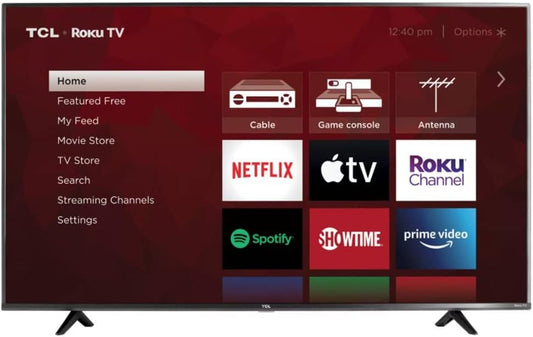 TCL 43S433 43-Inch 4K UHD Roku Smart TV HDMI Wi-Fi