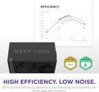 NZXT PA-8G2BB-US C850 Gold ATX 3.1 Fully Modular PSU 850W