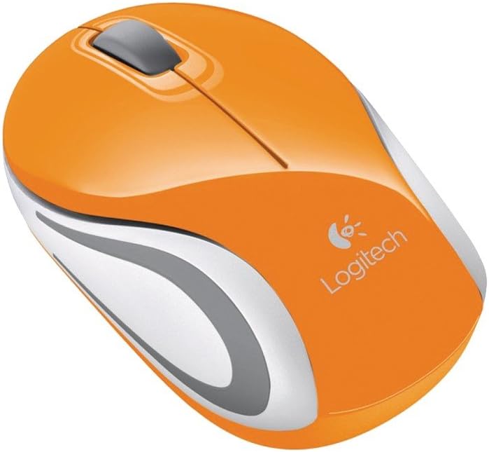 Logitech 910-003255 Wireless Mini Mouse M187 Orange