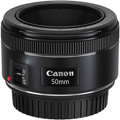 Canon EF 50mm f/1.8 STM Portrait & Travel Lens Kit Renewed