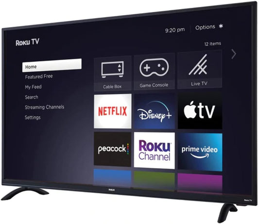 RCA RTRU5028 50" 4K Roku Smart LED UHD TV - Black
