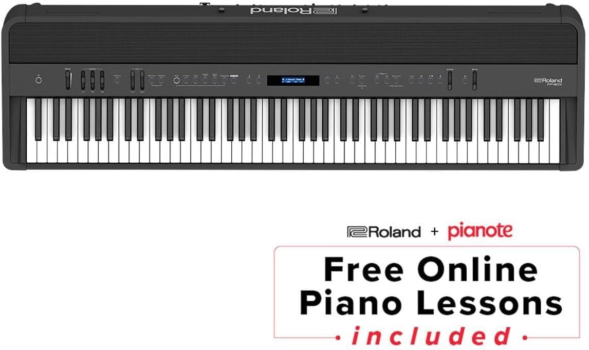 Roland FP 90X 88-Key Black Digital Piano Bundle