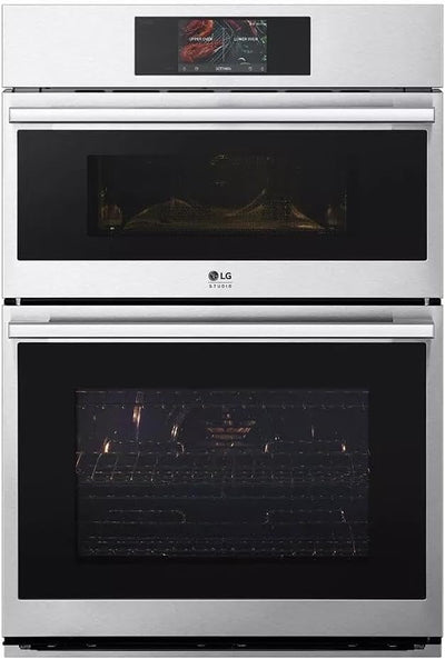 LG WCES6428F Studio 30" Stainless Combo Wall Oven