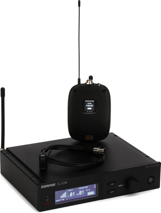 Shure SLXD14/85-G58: Wireless Lavalier Microphone System