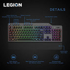 Lenovo Legion K500 RGB Mechanical Gaming Keyboard (Renewed)