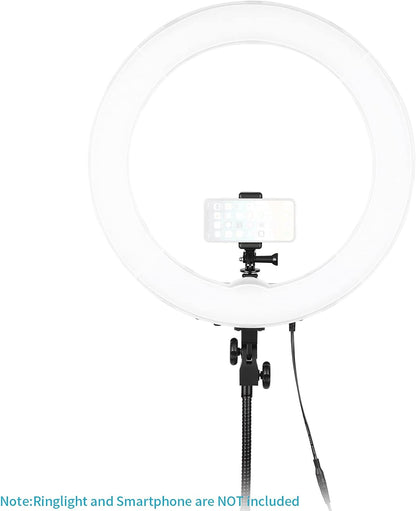 Neewer 10089743 Phone Holder - Hot Shoe Mount Adapter for Action Cameras