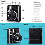 Fujifilm Instax Mini 40 Instant Camera Bundle: Film, Case