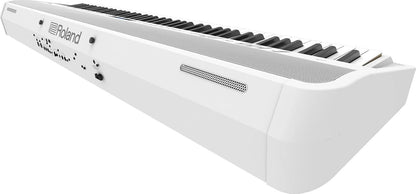 Roland FP-90X White Digital Piano Bundle - Stand, Bench, Pedals