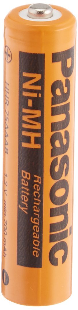 Panasonic HHR-75AAA/B-4 AAA Ni-MH Rechargeable Cordless Phone Battery (4-Pack)