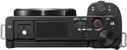 Sony ILCZV-E10/B Alpha ZV-E10 Vlogging Mirrorless Camera - Black