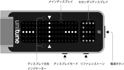 TC Electronic UNITUNE CLIP NOIR Clip-On Tuner
