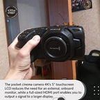 Blackmagic Design 4K Pocket Cinema Camera - Raw Recording, HDR Sensor