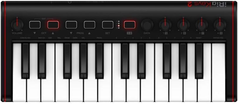 IK Multimedia 03-90145 iRig Keys 2 Mini MIDI Keyboard