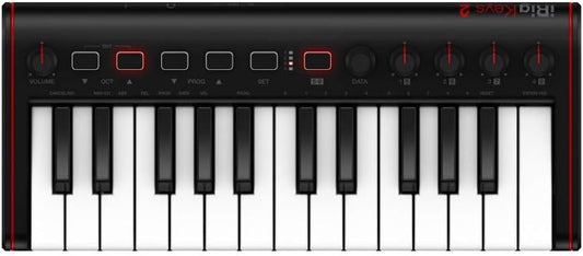 IK Multimedia 03-90145 iRig Keys 2 Mini MIDI Keyboard