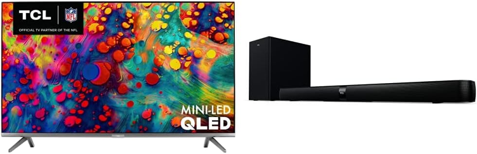 TCL 6-Series 65R635 4K QLED Roku TV & Alto 7+ Soundbar