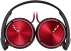 Sony MDRZX310R Foldable On-Ear Headphones - Red