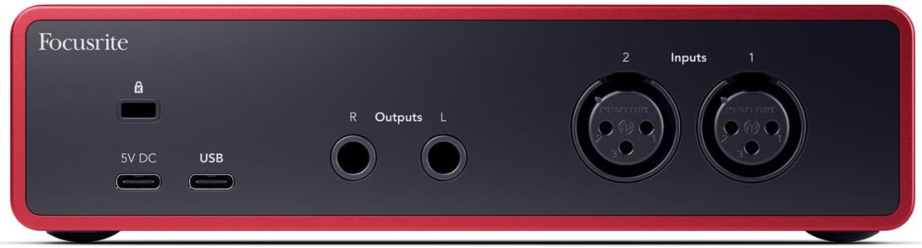 Focusrite 2I2-4GK1 Scarlett 4th Gen Studio Recording Bundle