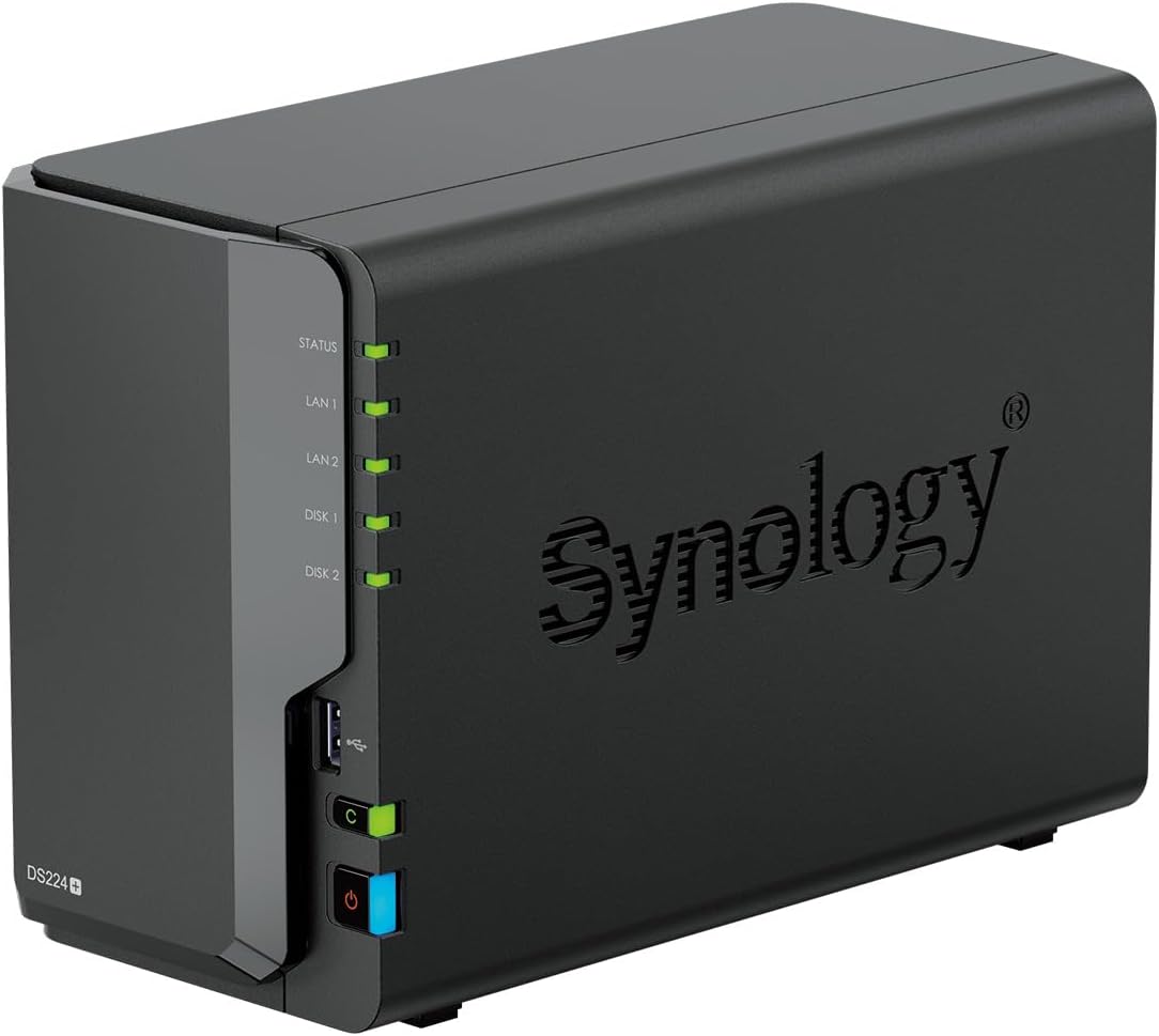 Synology DS224+12tVN 12TB 2-Bay NAS with Seagate IronWolf Drives