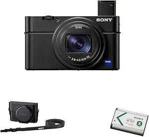 Sony RX100 VII Premium Compact Camera - 20.1MP, 24-200mm Zoom