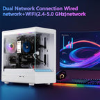 Tisukisu Prebuilt Gaming Desktop PC with RTX 3050 Graphics