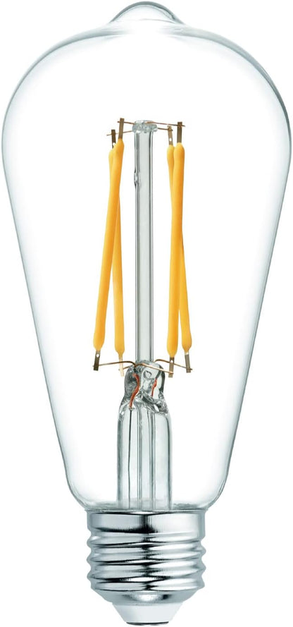 GE 48553 Edison Style LED Light Bulbs 2-Pack