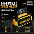 HW HAOWORKS 150W Waterproof Bluetooth Karaoke PA Speaker