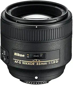 Nikon 2201B 85mm f/1.8G AF-S FX Lens Renewed
