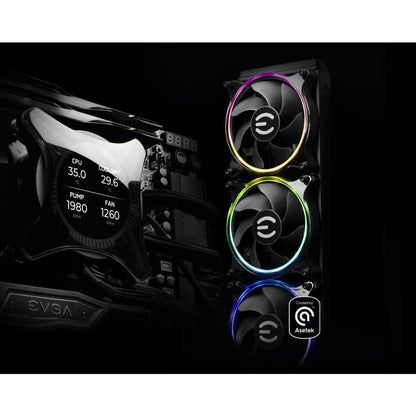 EVGA 400-HY-CX36-V1 CLCx 360mm LCD AIO CPU Cooler