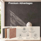 TONOR Grooved Peel-and-Stick Acoustic Wall Panels