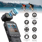 NTMHCTA Mini Body Camera with 2K Video and Audio Recording