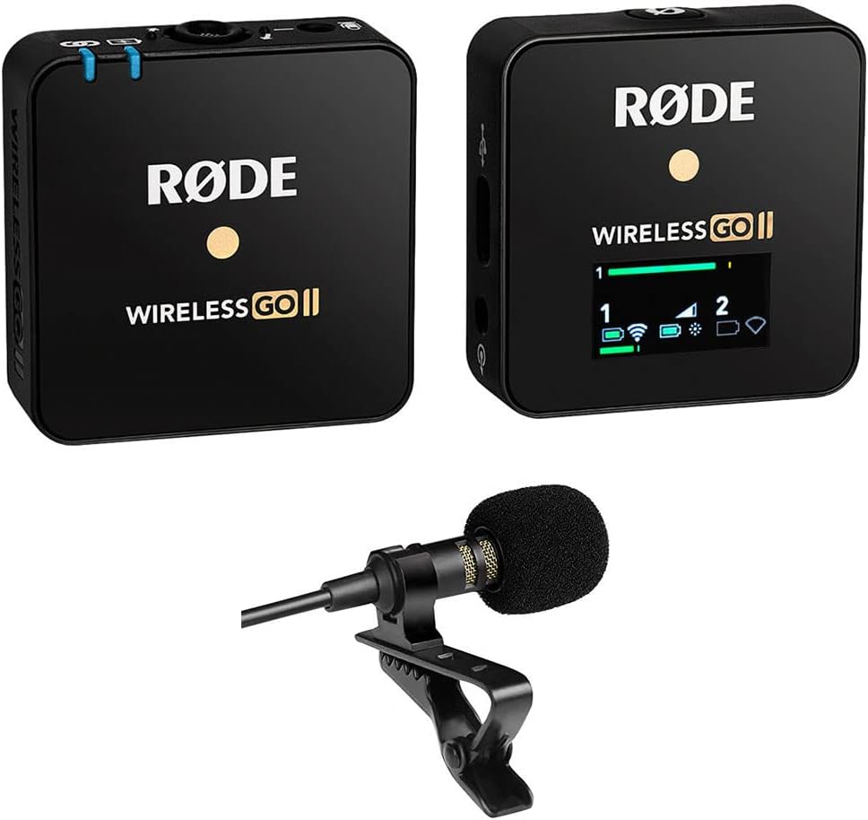 Rode Wireless Go II Single Wireless Mic System with Lapel Mic