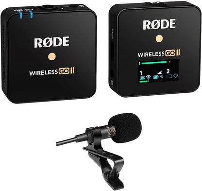 Rode Wireless Go II Single Wireless Mic System with Lapel Mic