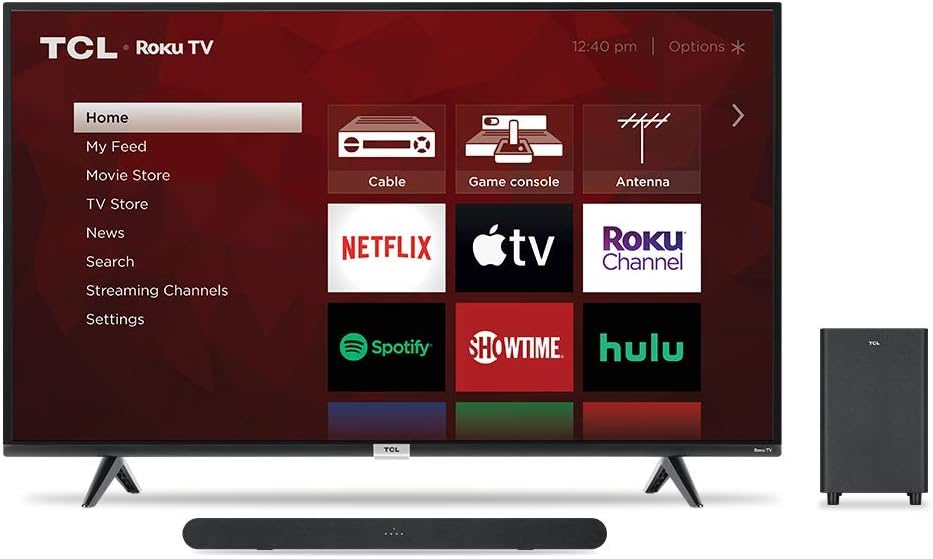 TCL 6 Series 75" 4K TV & Alto 6 Subwoofer Combo