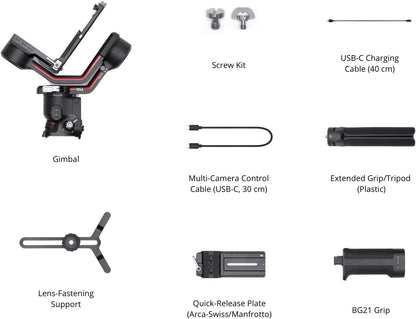 DJI RS 3 3-Axis Gimbal Camera Stabilizer