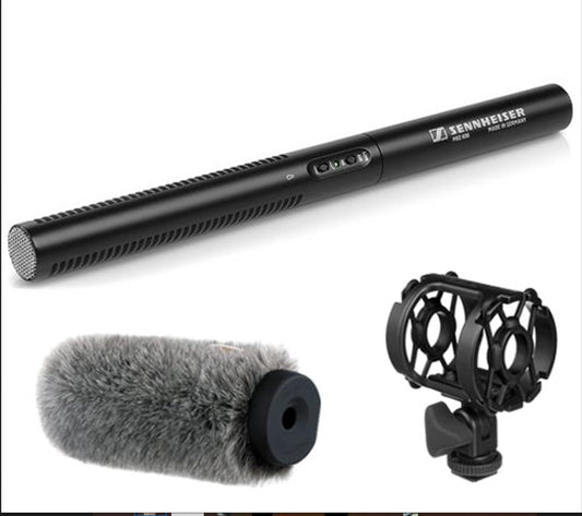 Sennheiser 4332010782 MKE 600 Shotgun Mic Kit with Shock Mount