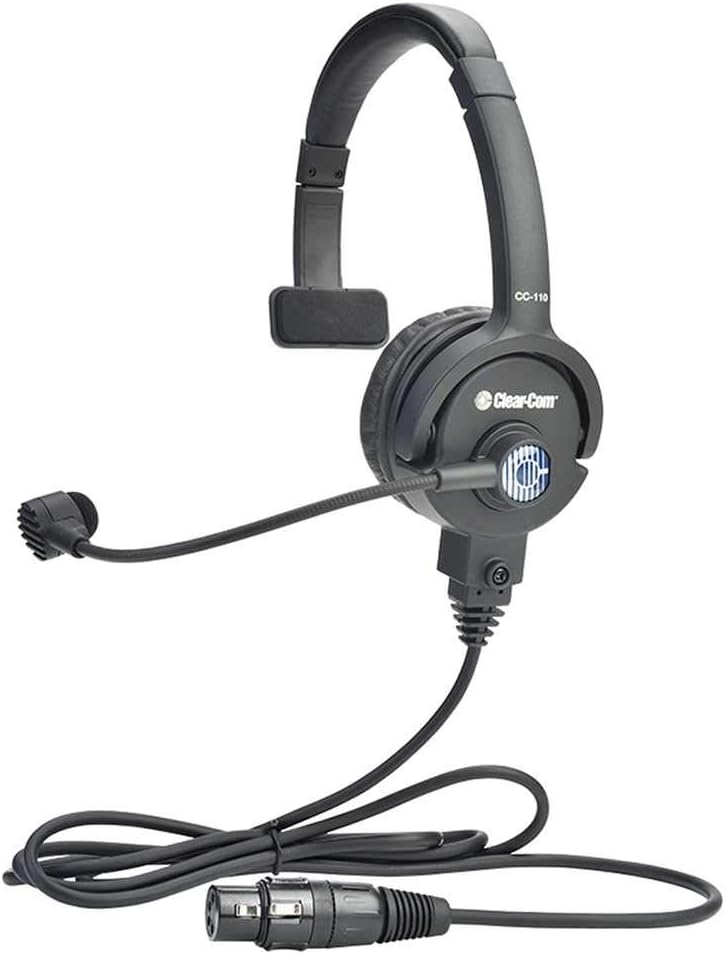 Clear-Com CC-110-X4 Single Ear Headset - 4 Pin XLR
