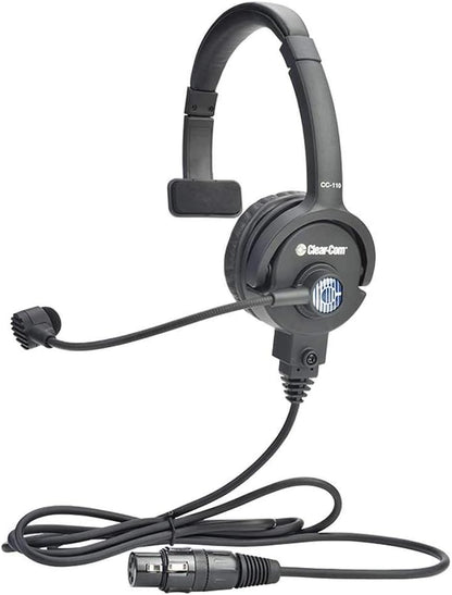 Clear-Com CC-110-X4 Single Ear Headset - 4 Pin XLR
