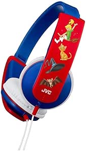 JVC HA-KD5A Blue/RED Kids Headphones Volume Limiter — main product image