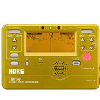 Korg TM-50-GD Instrument Tuner Metronome (Gold)