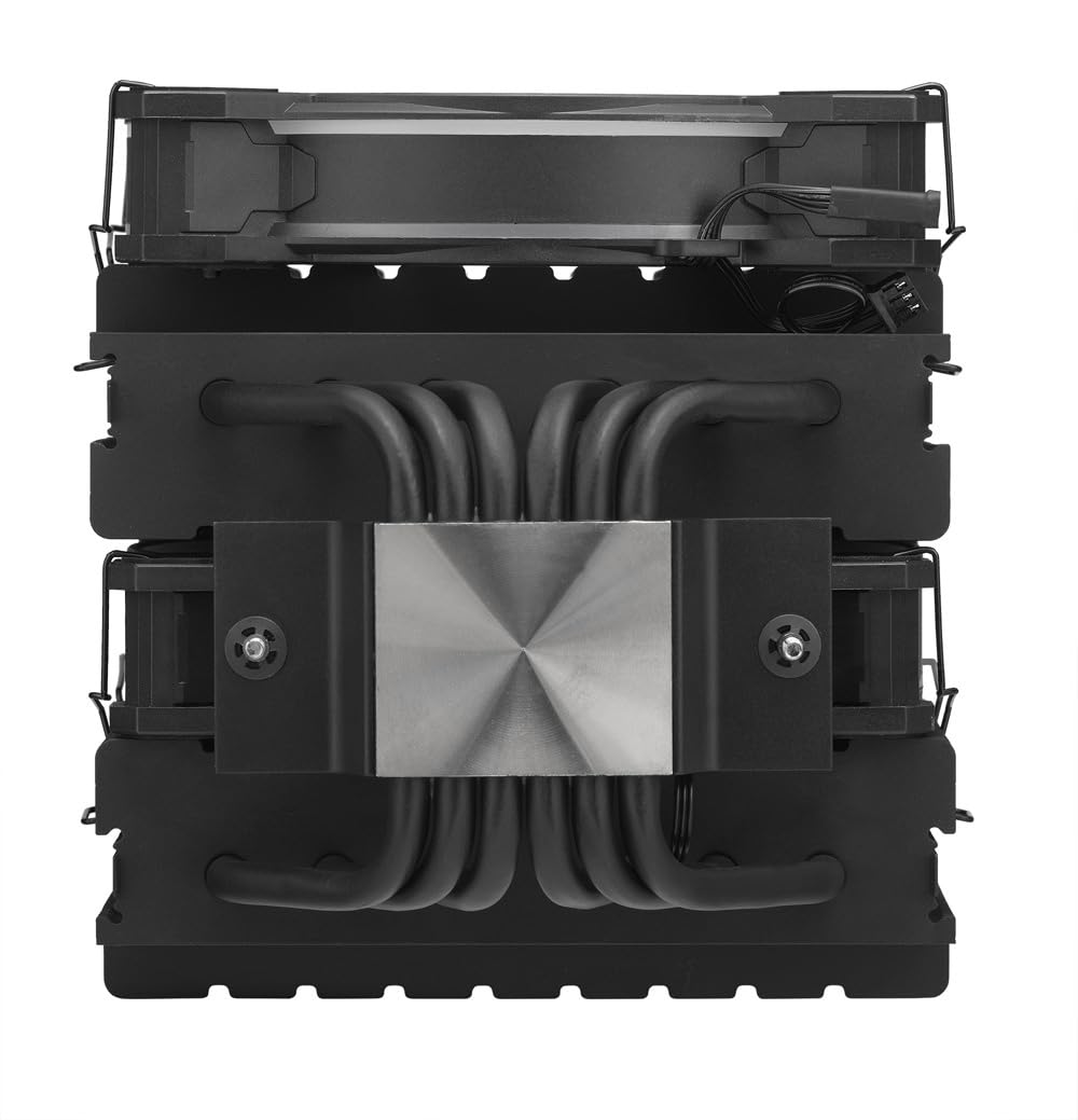 Cooler Master RR-D6BB-20PA-R1 Hyper 622 Halo Black CPU Air Cooler - Dual Tower ARGB