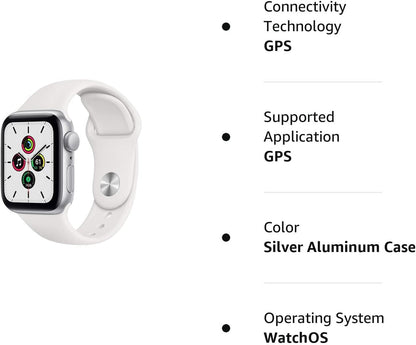 Apple A2351 Watch SE (GPS, 40mm) Silver (Renewed)
