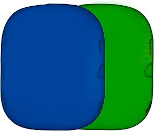 Manfrotto LL LC5687 Chromakey Blue/Green Collapsible Background
