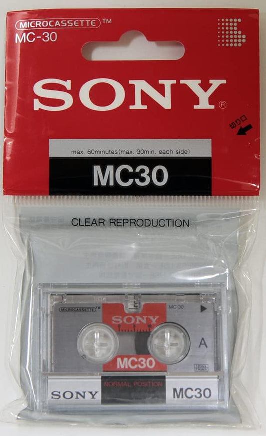Sony MC-30A Micro Cassette 30 Minutes