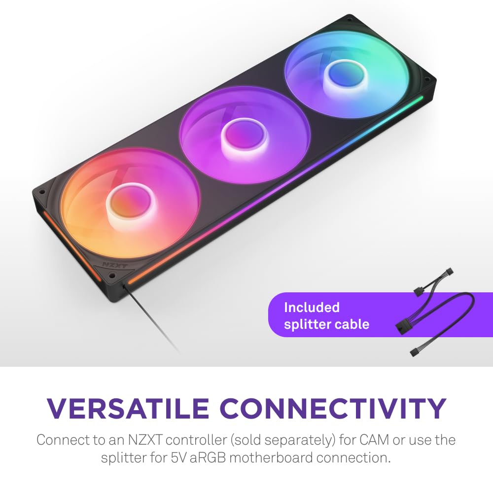 NZXT RF-U36HF-B1 F360 RGB Core 360mm Single-Frame Fan