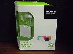 Sony SBH20 White Stereo Bluetooth Headset - NFC Pairing — main product image